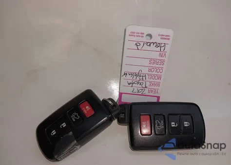 2017 Toyota Highlander Xle from USA, damaged, VIN 5TDJZRFHXHS472825